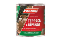 0006077 Лак алкидно-уретановый PARADE L25 Террасы & Веранды Глянцев. 0,75л Россия