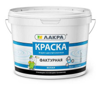 0007530 Краска фактурная Лакра Белый 18кг Л-С