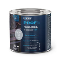 8311382 Грунт-эмаль по ржавчине 4 в 1 быстросохнущая Лакра PROF IT Серое окно, RAL 7040 1,7 кг