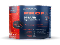 9590260 Эмаль термостойкая антикоррозионная Лакра PROF IT до 1200С Чёрный  0,8 кг