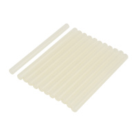 09-1060 Клеевые стержни REXANT, Ø7 мм, 100 мм, прозрачные - светящиеся, 12 шт., блистер