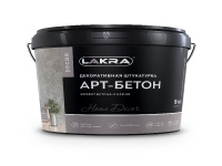 9593000 Декоративная штукатурка с эф. бетона и камня ЛАКРА ДЕКОР АРТ-БЕТОН 9кг