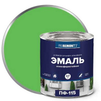 0006658 Эмаль ПФ-115 PROREMONTT Салатовый 2,7кг Л-С