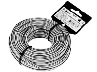 Леска для триммера двухцвет., длина 15 м, профиль - звезда,  d-2.4 мм, InWork  (78515) упак. 15шт