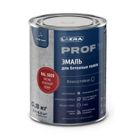 8311349 Эмаль для бетонных полов быстросохнущая  Лакра PROF IT Оксид красный, RAL 3009 0,8 кг