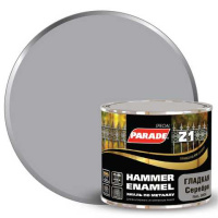 0006504 Эмаль по металлу Parade Z1 гладкая  RAL 9006 Серебряный 0,45л Л-С