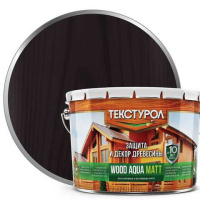 0013925 Текстурол WOOD AQUA MATT деревозащитное средство на вод. основе Палисандр 10л Л-С