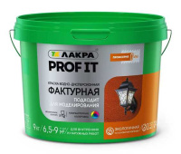 0007529 Краска фактурная Лакра PROF IT 9кг