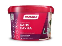 0006087 Лак для саун акриловый PARADE L30 Сауна & Баня П/мат 2,5л Россия