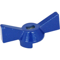 Ручка-бабочка усиленная, для крана СИНЯЯ, 1/2"-3/4", MP-У
