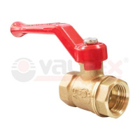Кран шаровой латунный OPTIMA для ВОДЫ  1/2" ВР/ВР ручка-рычаг, VALFEX 11Б27фт1М (100/25)
