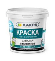 8306468 Краска акриловая для стен и потолков Лакра Белоснежная 1,3кг (0007482)