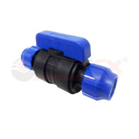 Кран шаровой компрессионный цанга-цанга разборный 25х25 (25/5) (Valfex)