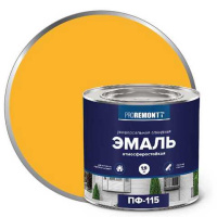 0006628 Эмаль ПФ-115 PROREMONTT Жёлтый 1,9кг Л-С