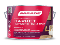 0006099 Лак паркетный алкидно-уретановый PARADE L10 Паркет & Деревянный пол Глянцев. 2,5л Россия