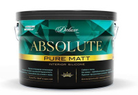 8304981 Краска интерьерная силиконовая PARADE DELUXE ABSOLUTE pure matt  База А 2,7л Россия