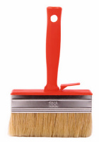 0106107 Кисть ракля, натуральная щетина, пластик. рукоятка, 30х70мм, Китай