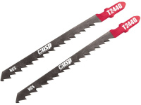 Полотна для электролобзика. 2 шт. Тип полотна T244D. HCS, USP (40940)