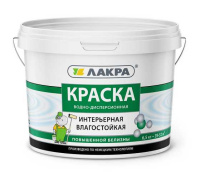 8306466 Краска акриловая интерьерная влагостойкая Лакра белоснежная 6,5кг (0007496)