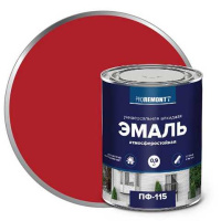 0006642 Эмаль ПФ-115 PROREMONTT Красный 0,9кг Л-С