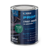 8311375 Грунт-эмаль по ржавчине 4 в 1 быстросохнущая Лакра PROF IT Зеленый мох, RAL 6005 0,8 кг