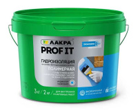 0007982 Гидроизоляция полимерная Лакра PROF IT 3кг