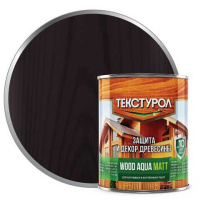 0013924 Текстурол WOOD AQUA MATT деревозащитное средство на вод. основе Палисандр 0,8л Л-С