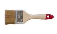 0112114 Кисть плоская "Классик-Эксперт", натуральная щетина, дер. рук., 63мм, Китай (аналог 0101125)
