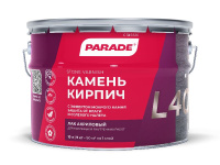 0006084 Лак для камня акриловый на растворит. PARADE L40 Камень & Кирпич Глянцев. 10л