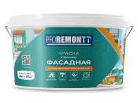  АКЦИЯ 0006588 Краска фасадная PROREMONTT белая 14кг ЛС