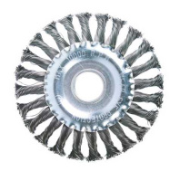 2302012 Щетка-крацовка дисковая, для УШМ, стальная жгут. проволока, 125мм