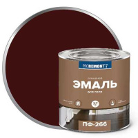 0006706 Эмаль ПФ-266 Proremontt красно-коричневая 2,7 кг 