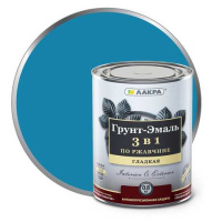 0007596 Грунт-эмаль 3 в 1 Лакра Голубой 0,8кг Л-С