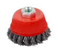 2302051 Щетка-крацовка чашечная, для УШМ, стальная жгут. проволока, 80мм