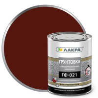 8300484 Грунт ГФ-021 быстросохнущая Лакра, Красно-кор. 0,8 кг Л-С