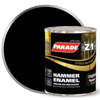 0006502 Эмаль по металлу Parade Z1 гладкая  RAL 9005 Черный 0,75л Л-С