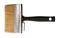 0106412 Кисть ракля, натуральная щетина, пластик. рукоятка, 30х120мм, Китай