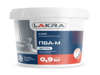 0007851 Клей ПВА-М Лакра универсальный Экстра 0,9кг Л-С