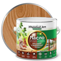 0007087 Масло для террас и деревянных полов Здоровый Дом тик 1,8л Л-С