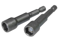 Биты с торцевой головкой 8 мм, 2 шт., с магнитом, L 48 мм, кованые, InWork (57922-2)