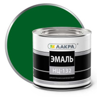 0008080 Эмаль НЦ-132 Лакра Зелёный 1,7кг Россия