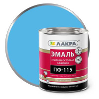 0007742 Эмаль ПФ-115 Лакра Св.-голуб. 2,8кг Л-С