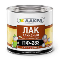 0007660 Лак ПФ-283 алкидный Лакра 1,8кг Л-С