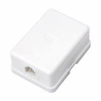  АКЦИЯ 03-0001 Rexant Рoзетка телефонная внешняя, 1 порт RJ-14(6P-4C), категория 3, (50 шт/уп)