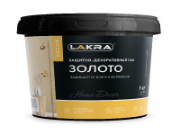 9592921 Защитно-декоративный лак ЛАКРА ДЕКОР Золото 1кг