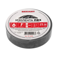 KR-09-2208 Изолента ПВХ 0,13х19 мм, 25 м, серая KRANZ, серая, упаковка 5 роликов