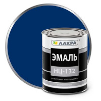 0008091 Эмаль НЦ-132 Лакра Синий 0,7кг Россия (8307559)