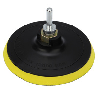 KR-91-1180 Насадка для дрели и УШМ с липучкой, адаптер, 125 мм,10 мм, мягкая Kranz