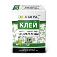 0007868 Клей Лакра для всех видов обоев универсальный 300г