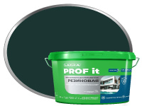 9592471 Краска резиновая для всех типов поверхностей ЛАКРА PROF IT зеленый RAL 6005 14 кг